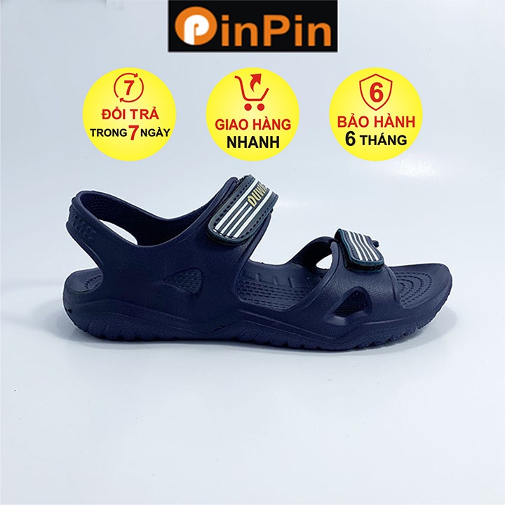Sandal nam quai ngang đúc PinPin chất liệu eva nhẹ đế chống trơn trượt siêu bền_dw089