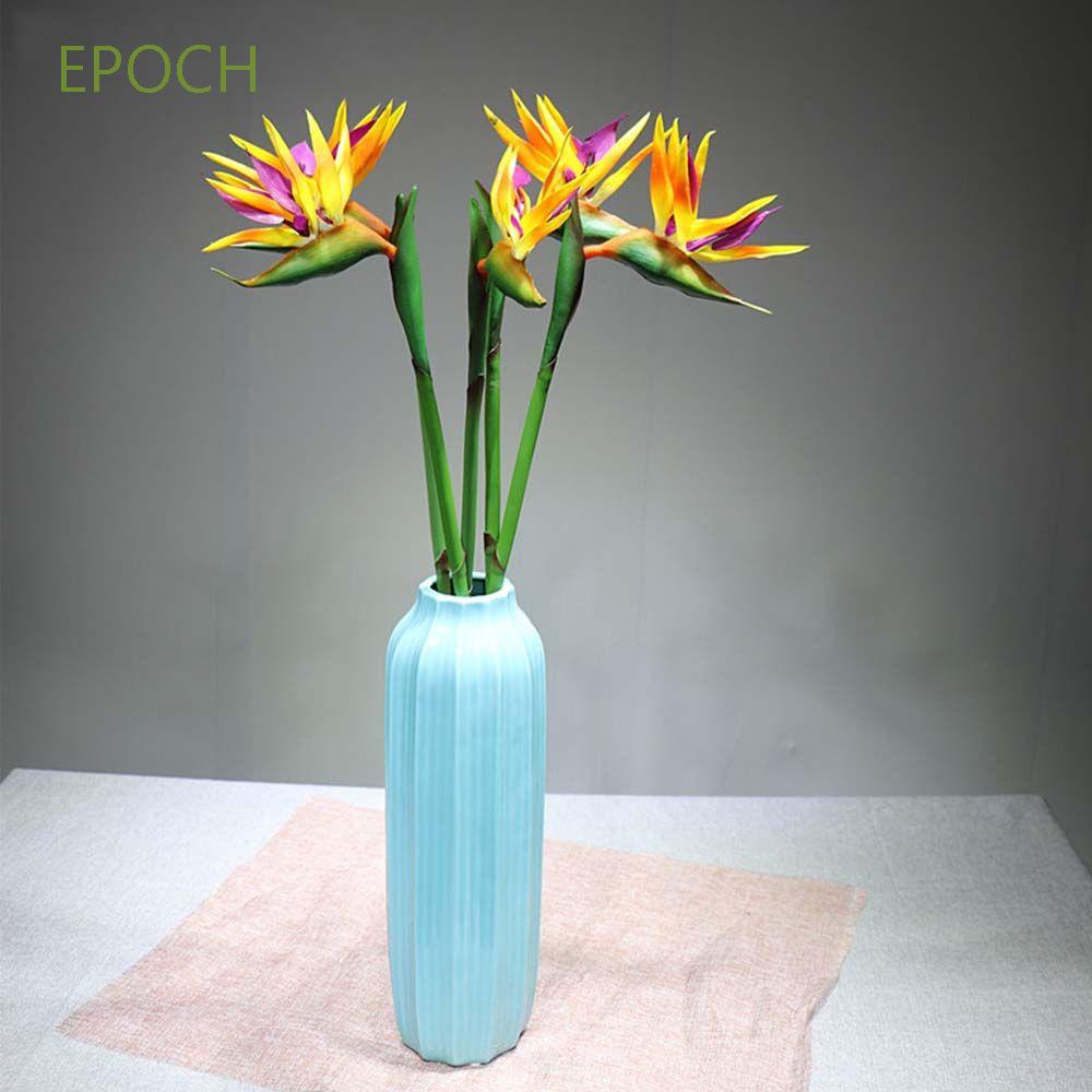 Nhánh hoa nhân tạo bằng lụa tự nhiên nhiều màu sắc dùng trang trí nhà cửa/ tiệc cưới xinh xắn