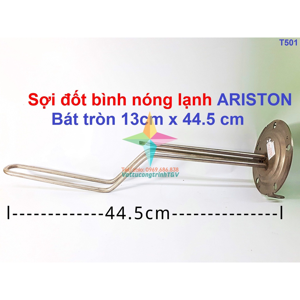 Sợi đốt bình nóng lạnh ARISTON ngang bát 13cm x 44,5 cm