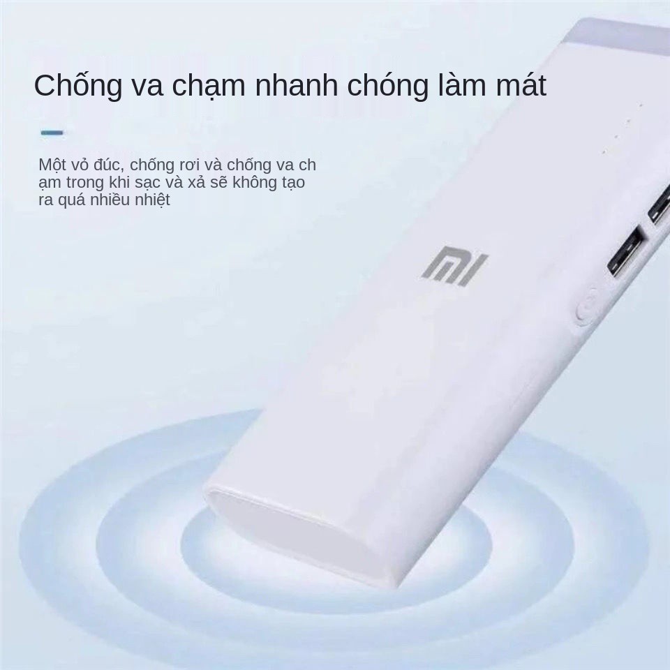 Pin sạc dự phòng Xiaomi chính hãng, dung lượng lớn 20000 mAh nhanh Android Apple