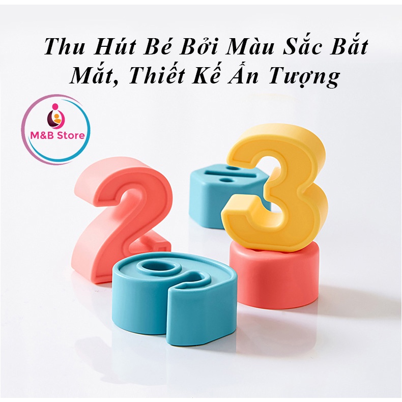 Đồ Chơi Giáo Dục Bảng Số Xếp Hình - KUB, Phát Triển Tư Duy, Nhận Thức