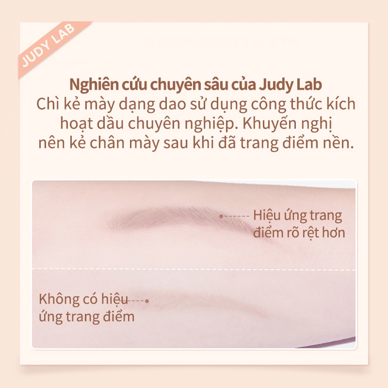 Chì kẻ mày JUDYDOLL mềm mại không thấm nước lâu trôi tự nhiên tiện lợi cao cấp 1.8g