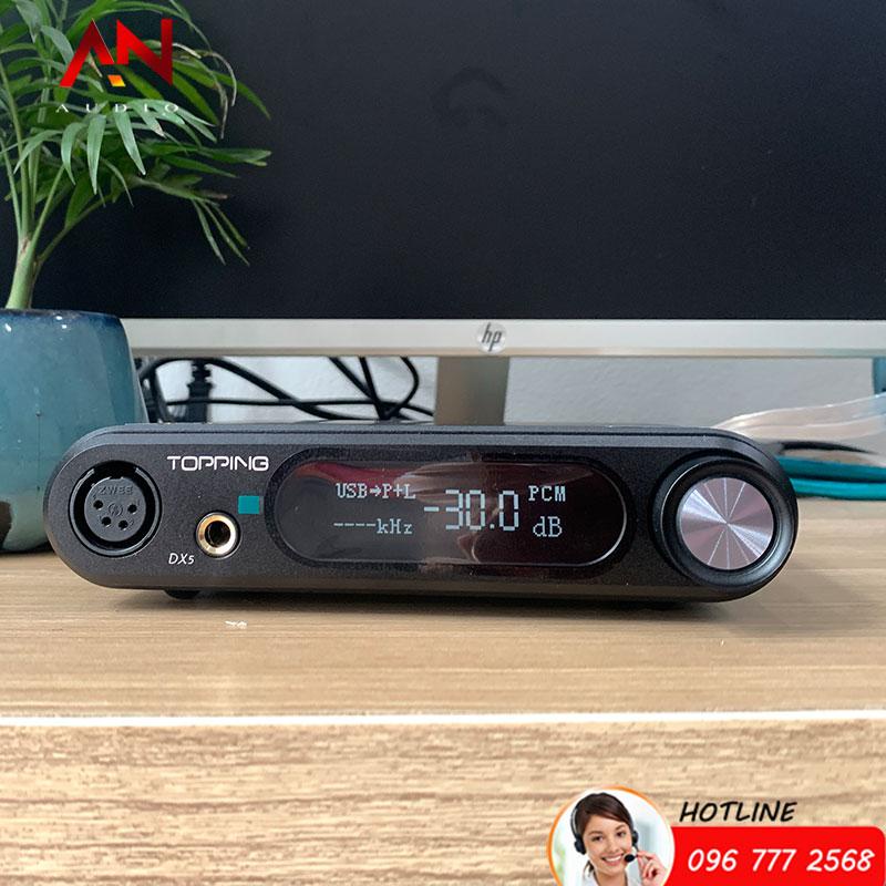 DAC Topping DX5 – 2 Chip ES9068AS Đa kết nối tiện nghi, thiết kế đẹp