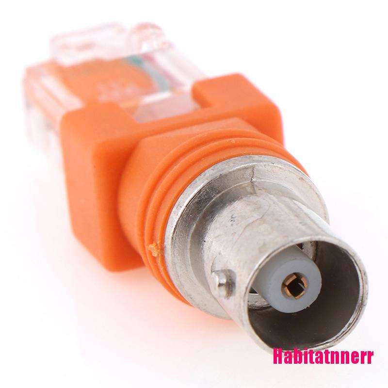 1 Đầu Nối Chuyển Đổi Bnc Cái Sang Rj45 Đực Đồng Trục