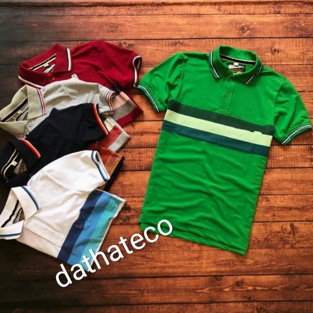 Áo thun nam chất cá sấu 3 sọc màu đa dạng tủ áo cho nam | BigBuy360 - bigbuy360.vn