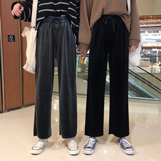 [M44][Quần] Quần culottes nhung nữ dài (MISCOCOLY)