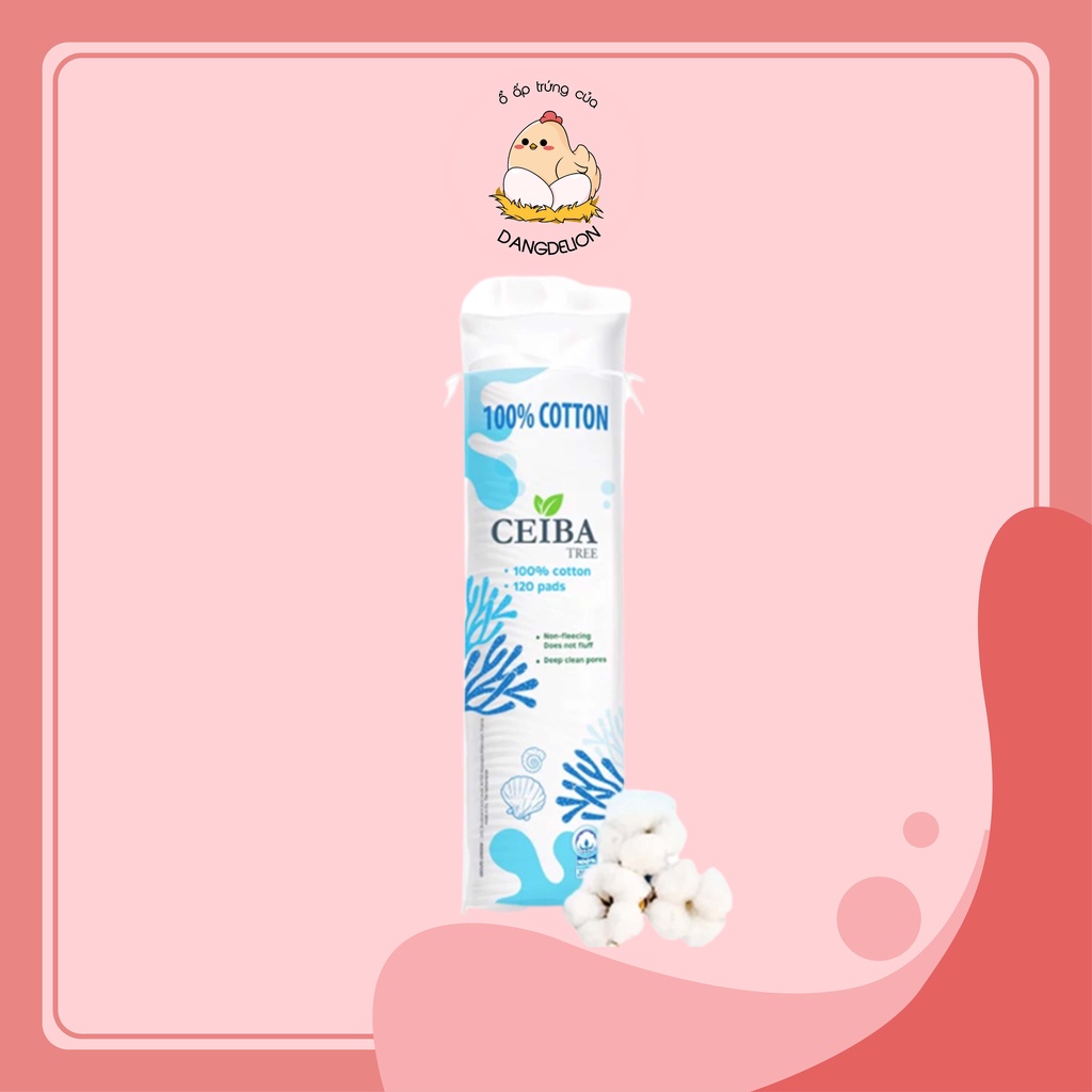 Bông tẩy trang Ceiba Cotton 80 miếng