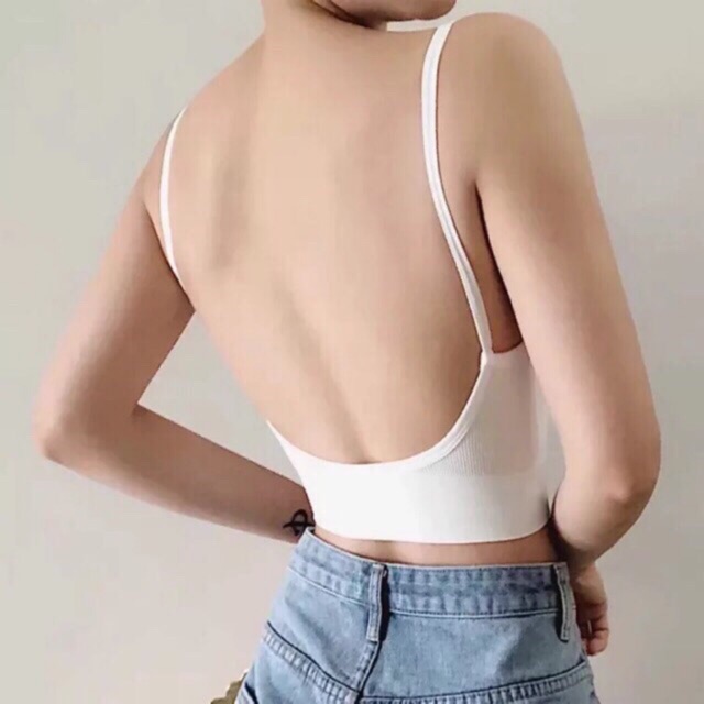 Áo Bralette Cotton Dáng Lưng Chữ U siêu sang chảnh