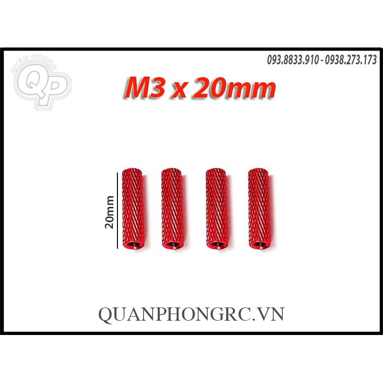 Trụ nhôm Aluminium M3  (4pcs/set)