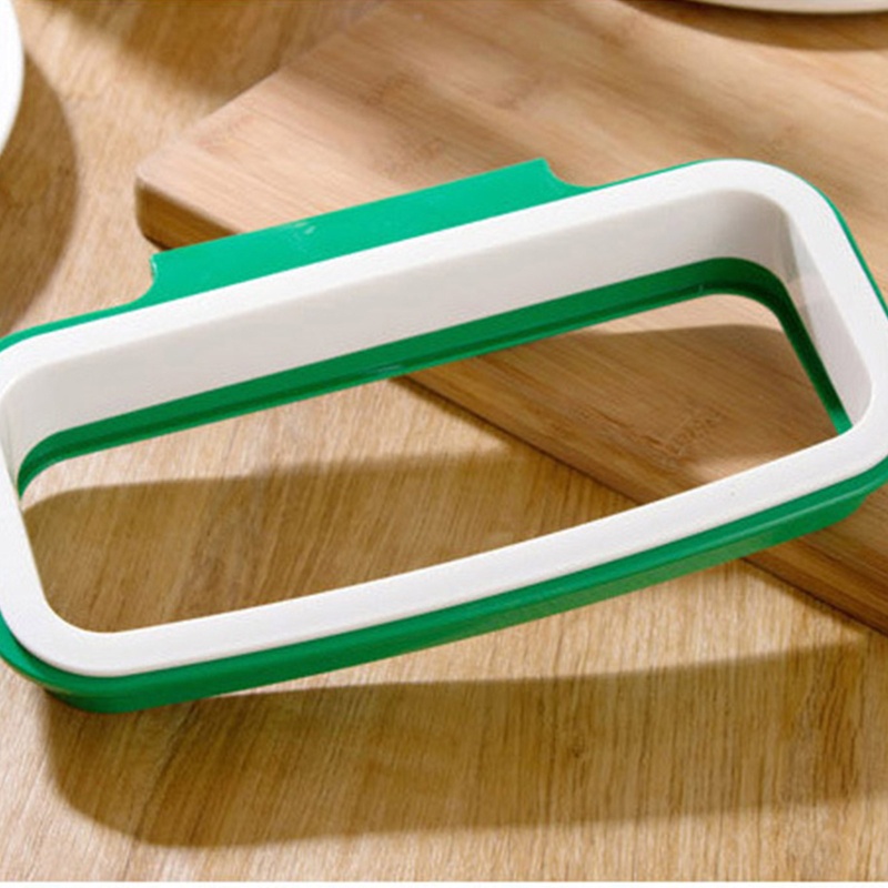 Giá Đỡ Túi Rác Bằng Nhựa Thiết Kế Nhỏ Gọn Tiết Kiệm Không Gian Tiện Dụng Cho Nhà Bếp