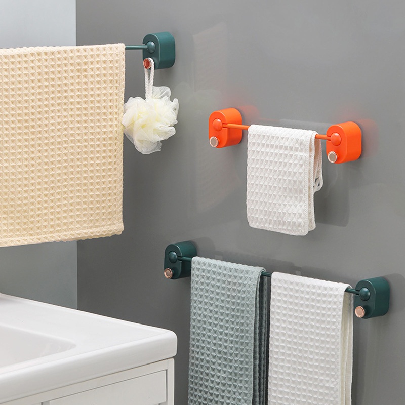 Nụ Hôn 180° Giá Treo Khăn Tắm Một Tầng Xoay Được Tiện Dụng