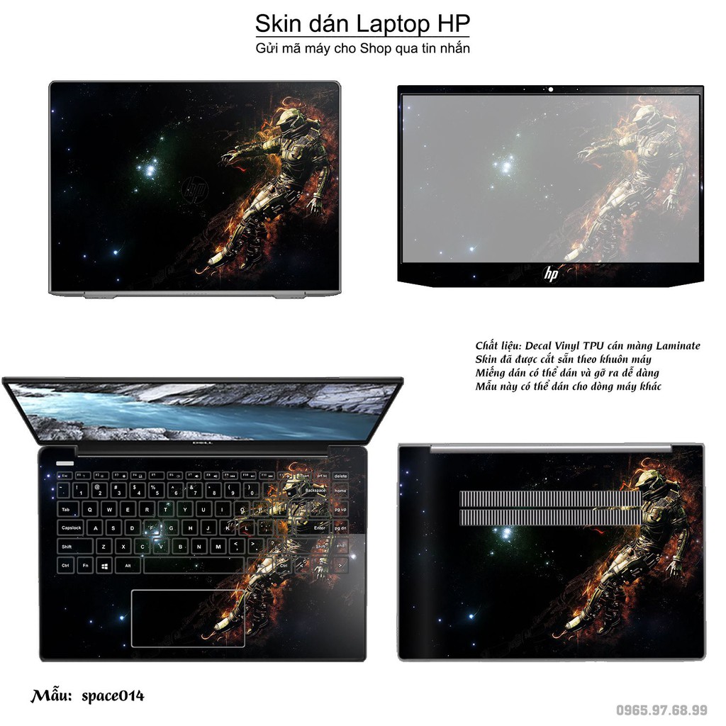 Skin dán Laptop HP in hình không gian _nhiều mẫu 3 (inbox mã máy cho Shop)