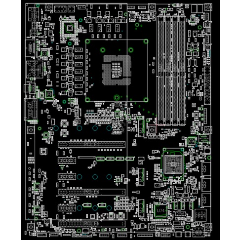 Sơ đồ mạch Boardview MS-7B42 MS 7B42 dùng cho thợ sửa chữa