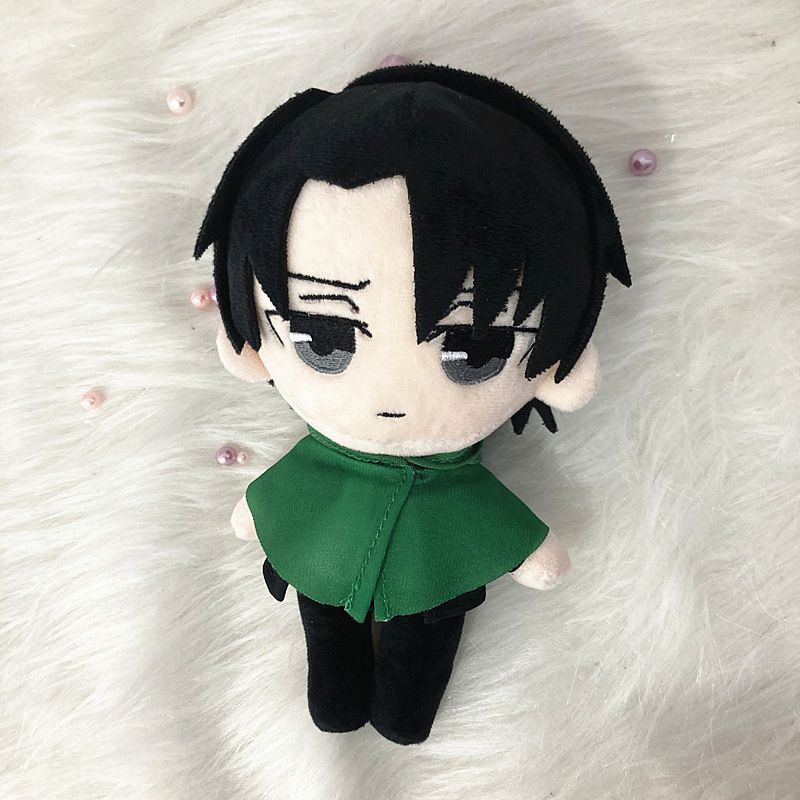 Đồ chơi nhồi bông Hình Levi Ackerman Trong Attack On Titan Kích Thước 20cm