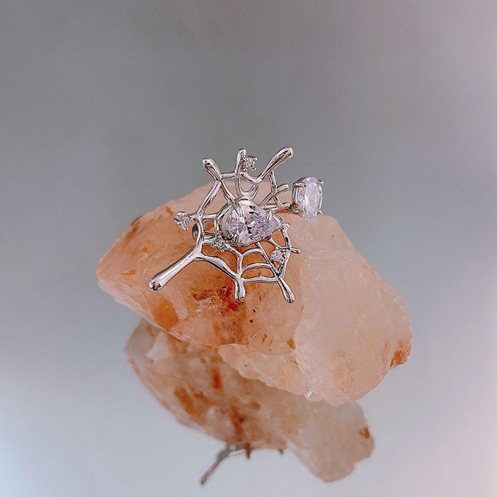 Nhẫn Hở Hình Nhện Thiết Kế Đơn Giản Thời Trang Tinh Tế Cho Nữ