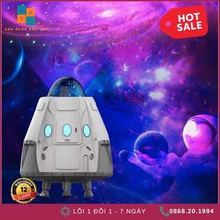 Đèn Phi Thuyền Nền Thiên Hà Lốc Xoáy V10 Plus Đèn Trang Trí Phòng Ngủ Phòng Bay