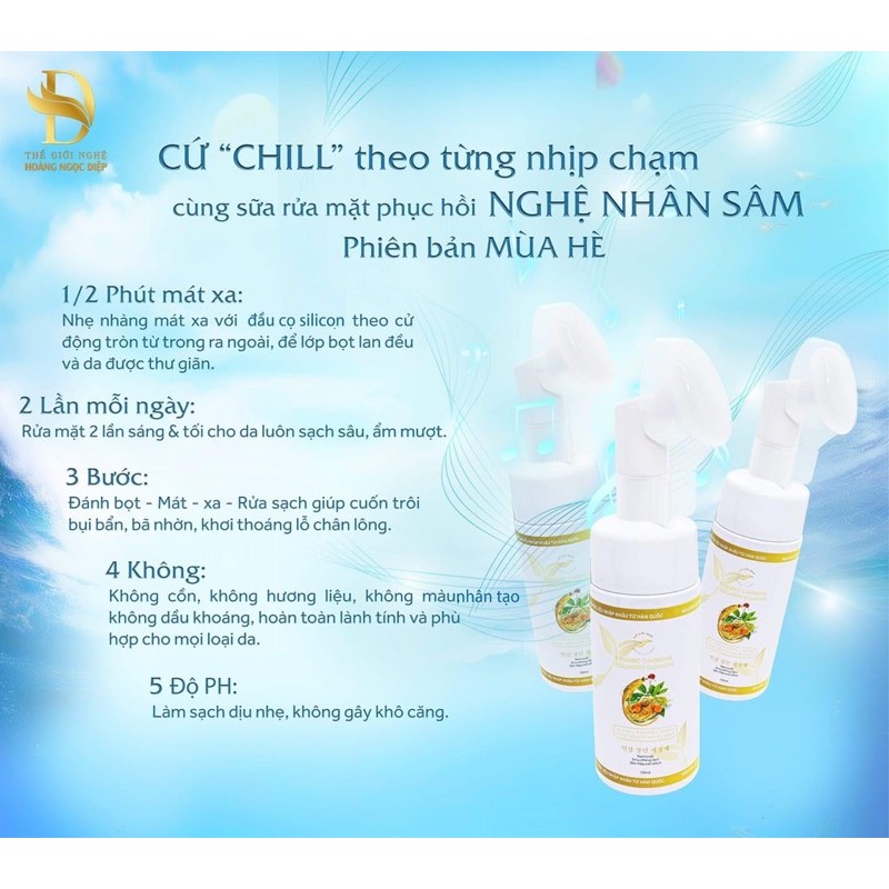 SỮA RỬA MẶT PHỤC HỒI DA NGHỆ NHÂN SÂM COLLAGEN