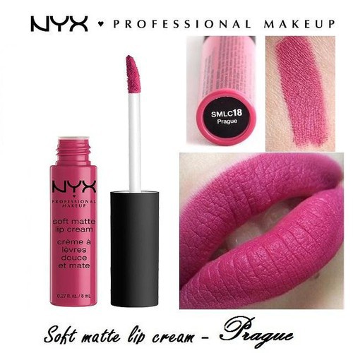 Son kem NYX Soft Matte Lip Cream - SMLC 18 Prague 8ml
