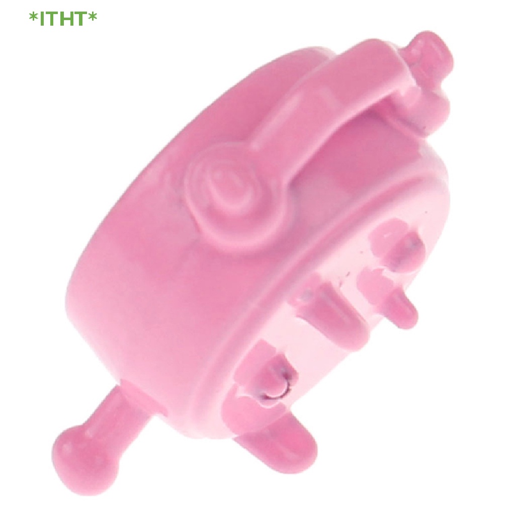 Đồng Hồ Báo Thức Mini Màu Hồng Tỉ Lệ 1: 12 Trang Trí Nhà Búp Bê Mới