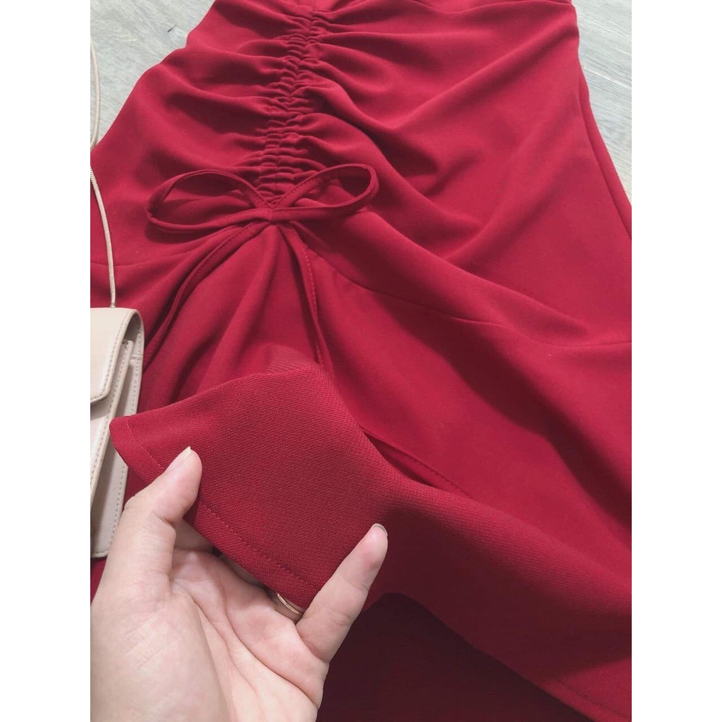 váy rút hông basic chất tuyêt mưa l1
