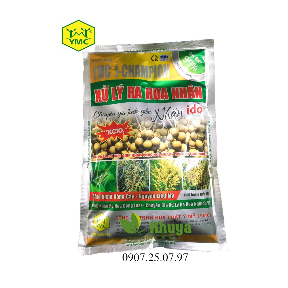 Phân bón Xử lý ra hoa nhãn Chuyên nhãn IDO Ý Mỹ 1kg