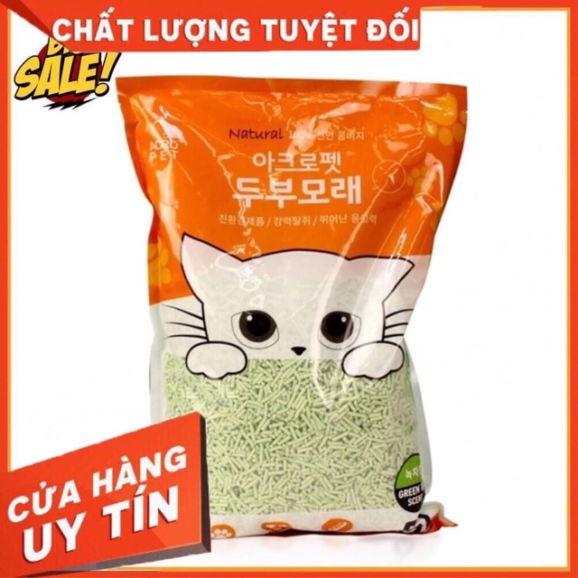 Cát vệ sinh mèo đậu nành thân thiện môi trường