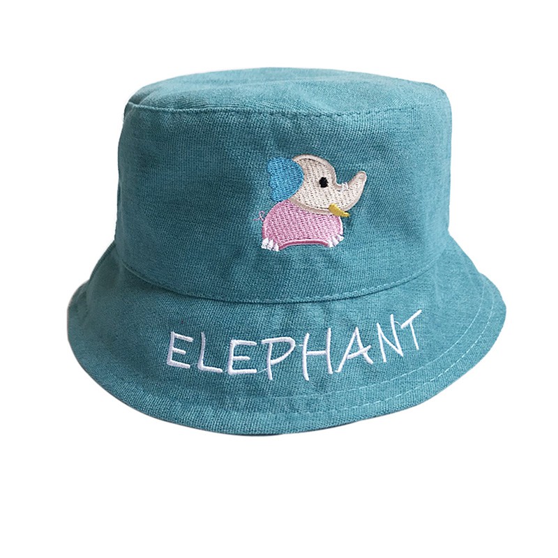 Cute Cartoon Embroidery Hats Summer Baby Hats Child Sunhat Cap