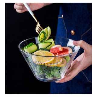 Bát Thủy Tinh Đựng Salad Dày Dặn