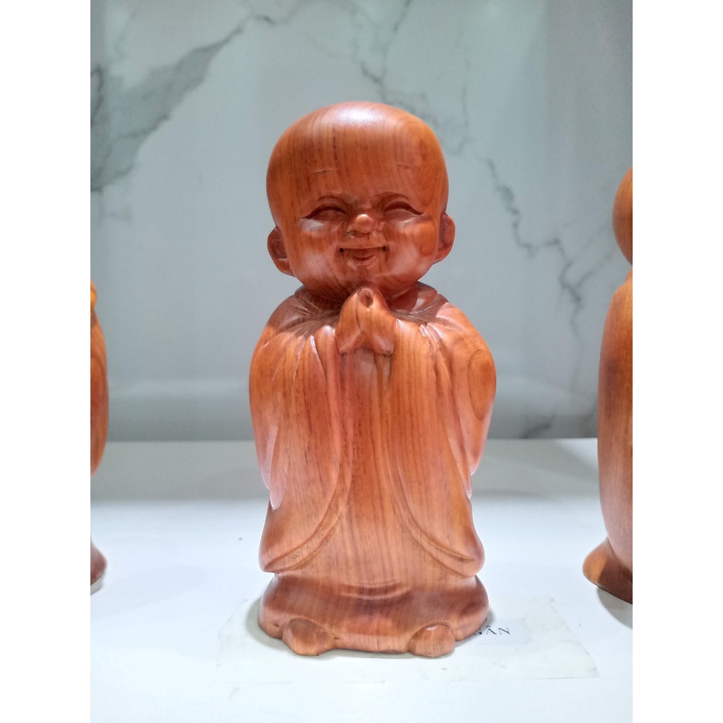 Bộ tượng tam không tam tiểu gỗ hương cao 15
