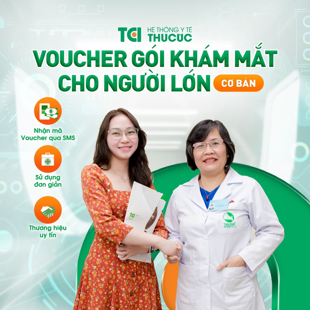 Gói khám mắt người lớn dành cho đối tượng trên 16 tuổi, Cơ bản - Bệnh Viện Thu Cúc