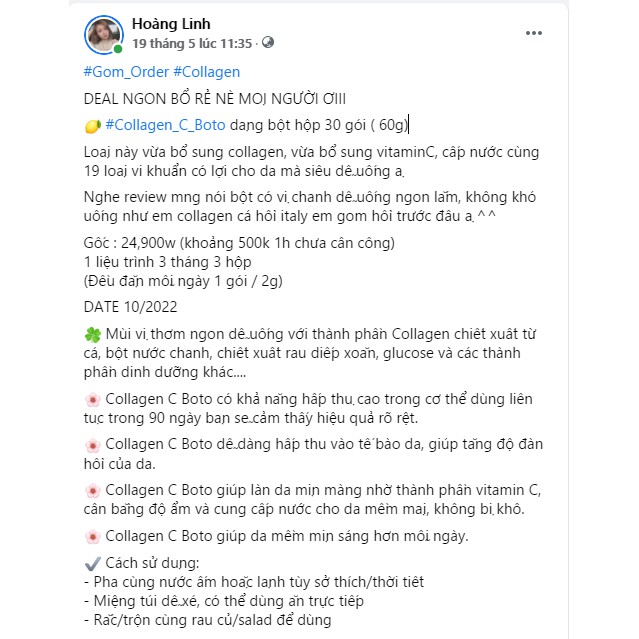 Hộp Boto Hồng Chanh | BigBuy360 - bigbuy360.vn