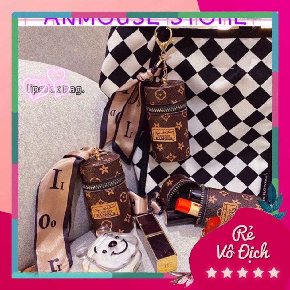 Móc khoá túi mini đựng son phong cách retro - OBI Mart