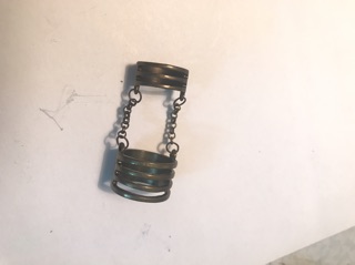 Set 2 nhẫn có xích cá tính