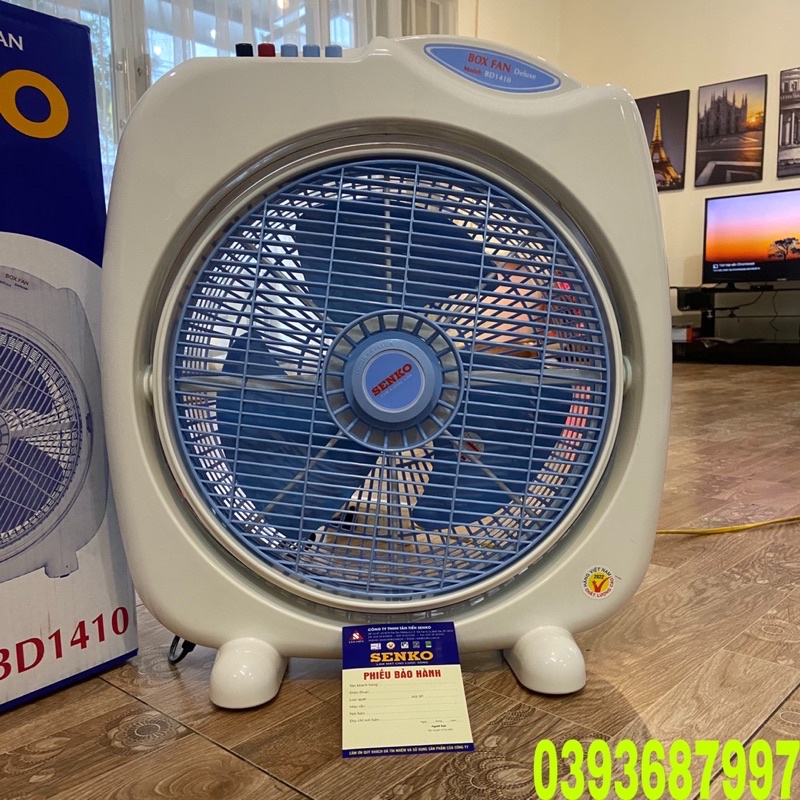 Quạt Bàn Đảo Senko BD-1410 Công Suất 47w Đa Chức Năng An Toàn Cho Người Sử Dụng Bảo Hành 12 Tháng