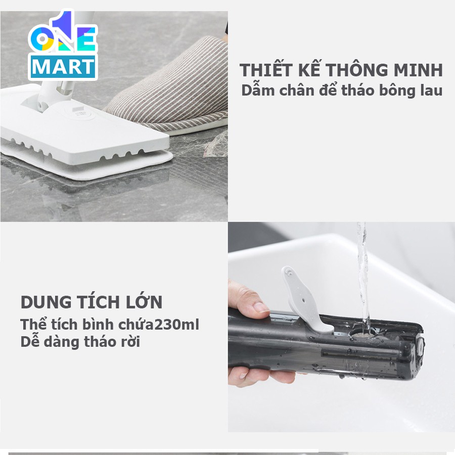 Máy lau nhà cầm tay hơi nước Deerma ZQ600 khử trùng tối đa lau sạch trên mọi bề mặt giải phóng sức lao động