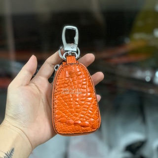 VÍ ĐỰNG CHÌA KHOÁ VÀ REMOTE XE HƠI DA CÁ SẤU THẬT - CÁ SẤU GÒ VẤP