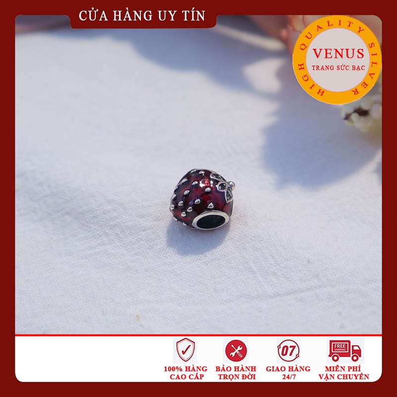 Charm quả dâu tây Strawberry - Mã sản phẩm VENUSQD