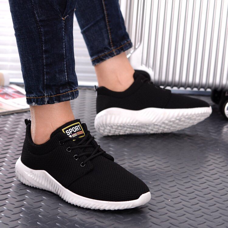 [FREESHIP 150K] Giày Sneaker Thể Thao Nam Nữ Hàn Quốc OHS205 (Đen + Đỏ + Xanh Đen) - Có Video Quay Thật