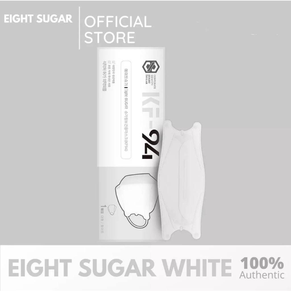 Khẩu trang Nano Eight Sugar KF94 Hàn Quốc (Có sẵn)
