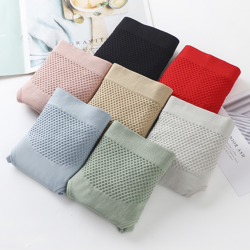 Quần Lót Một Mảnh Không Đường May Họa Tiết Tổ Ong Gợi Cảm Cho Nữ