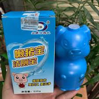 Lọ thả bồn cầu khử mùi diệt khuẩn hình con heo