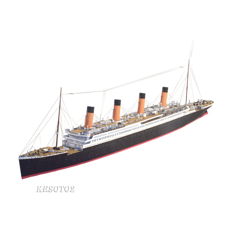 Set mô hình giấy 3D tàu titanic tỉ lệ 1/400 tiện lợi