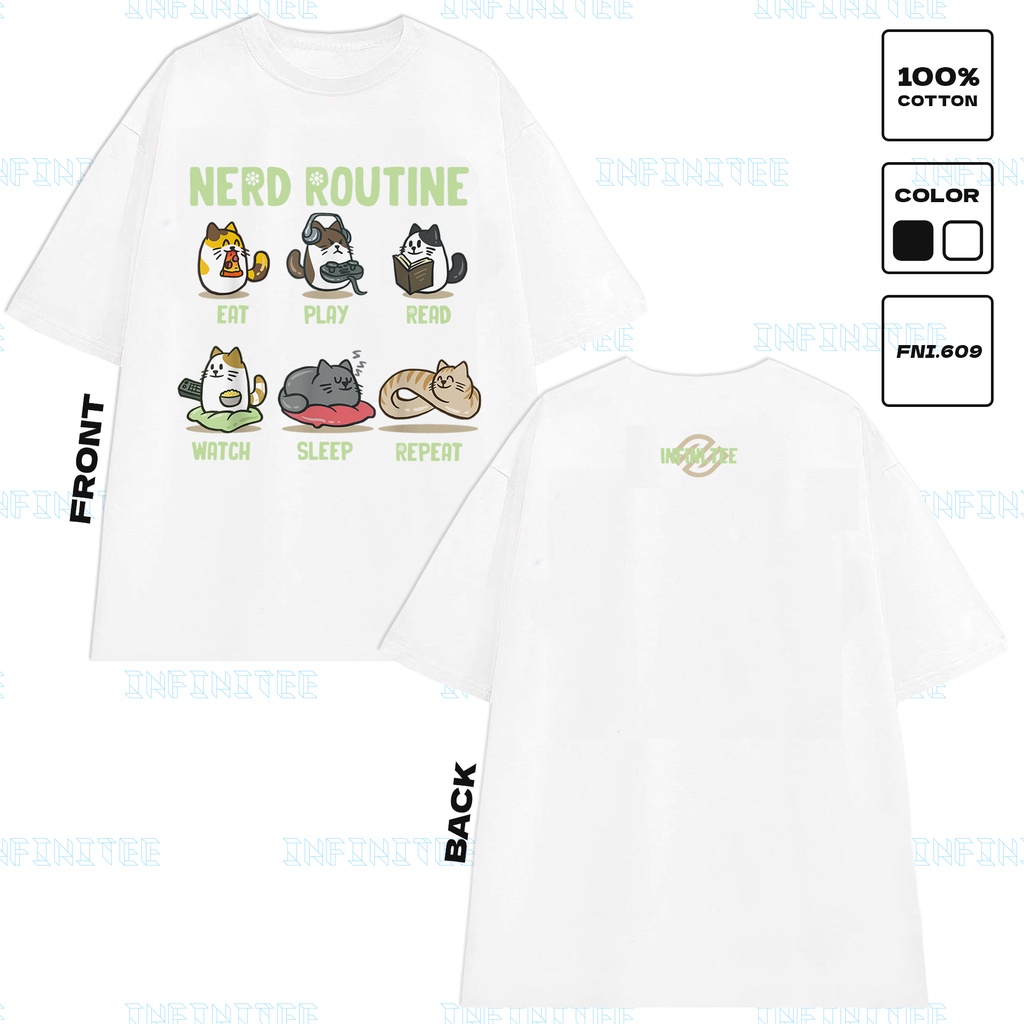 Áo thun INFINITEE Fni0609, Thun 100% Cotton - form rộng Unisex.