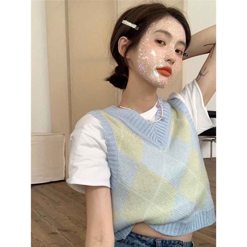Áo vest Nữ Hàn Quốc Mới Đầu Ổ Cắm Dễ Dàng