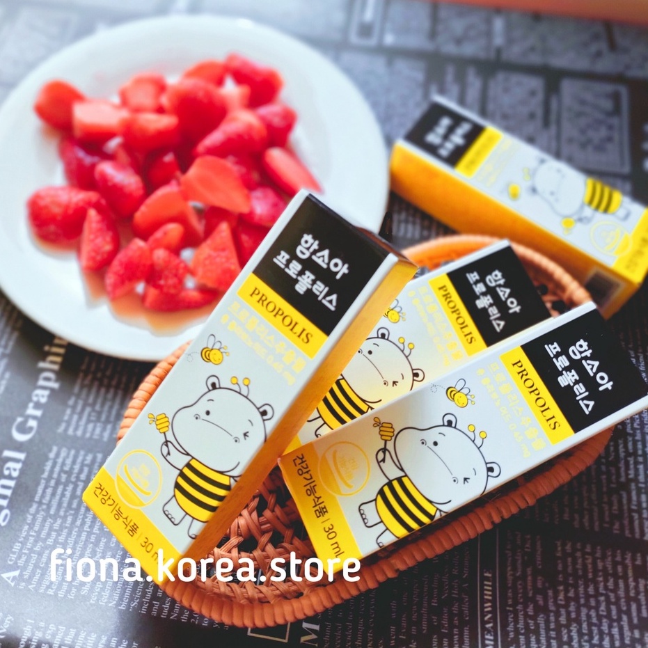[Date 2024 | 30ml) Xịt keo ong vàng Hamsoa Korea cho bé từ 1 tuổi I 30ML