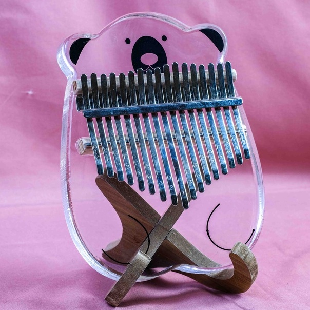 Đàn Kalimba Acrylic 17 Phím Chính Hãng Hope Music Gấu Bắc Cực - Full Phụ Kiện