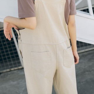 ORDER Quần yếm thô dài màu kem