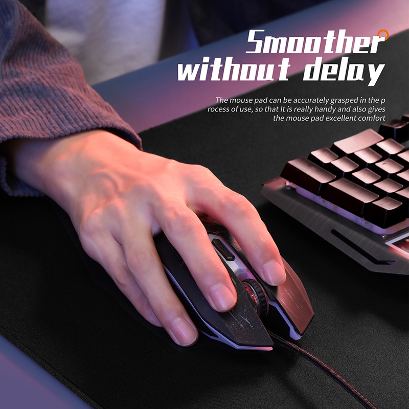 Tấm Lót Chuột Và Bàn Phím Chơi Game 6MM Bằng Cao Su Mềm Chống Trượt 80cmx40cm / 90cmx40cm