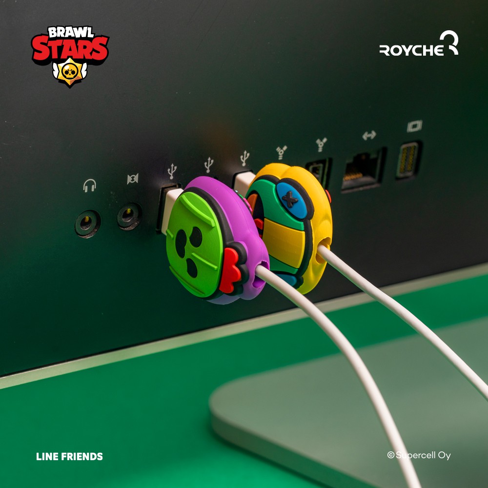 NÚT GẮN BẢO VỆ ĐẦU CAP NHÂN VẬT GAME BRAWL STARS Beens Company