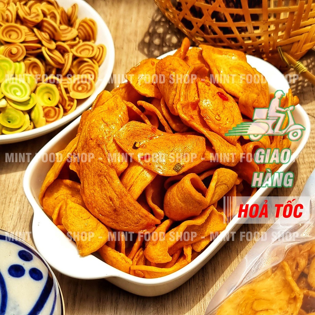 Bánh Tai Heo Sốt Mắm Ớt Cực Ngon Túi 500gr